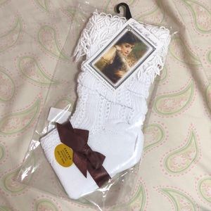 Victorian Trading Co. Ruffled Knit Socks